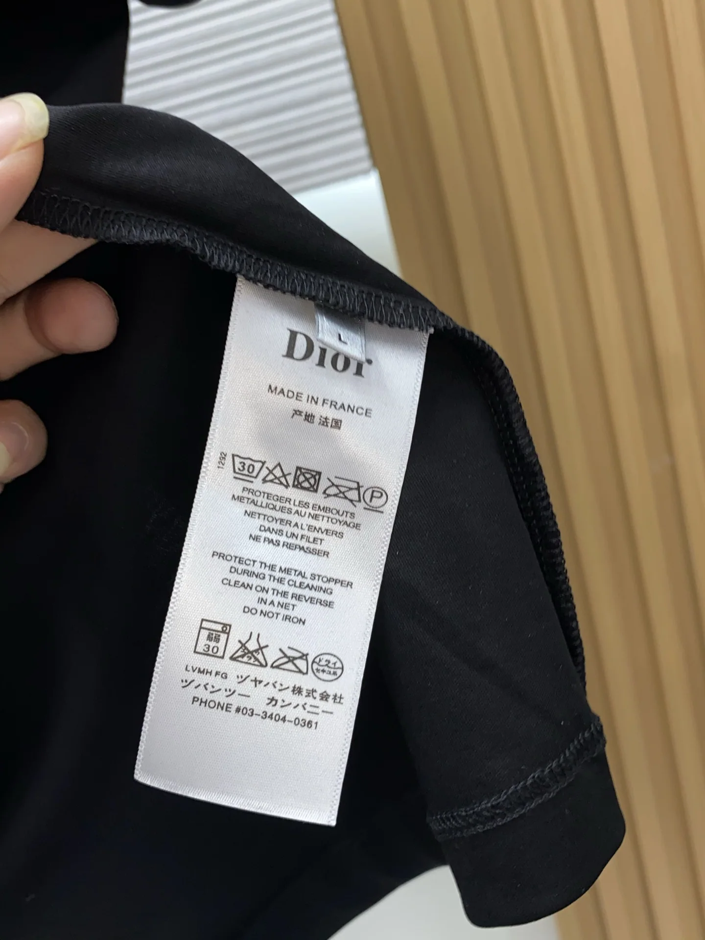 디올 크루넥 반팔 티셔츠 상세 이미지 6