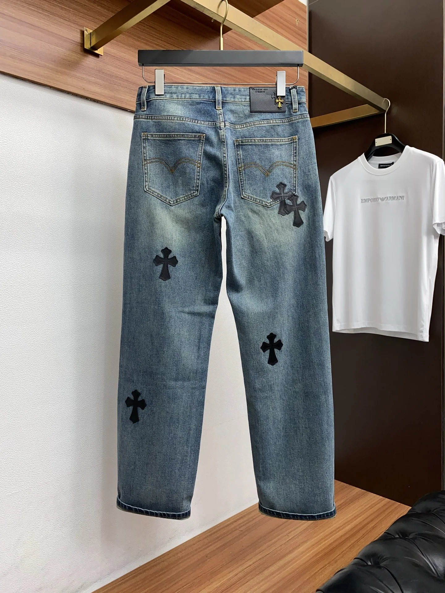 크롬하츠 데님 바지 상세 이미지 8