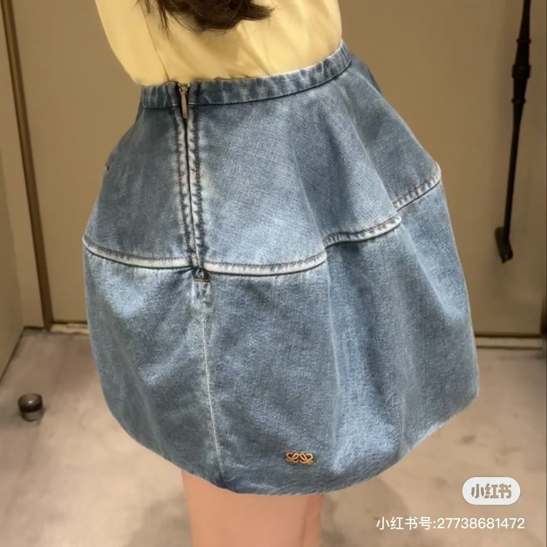 로에베 벌룬 데님 스커트 상세 이미지 5