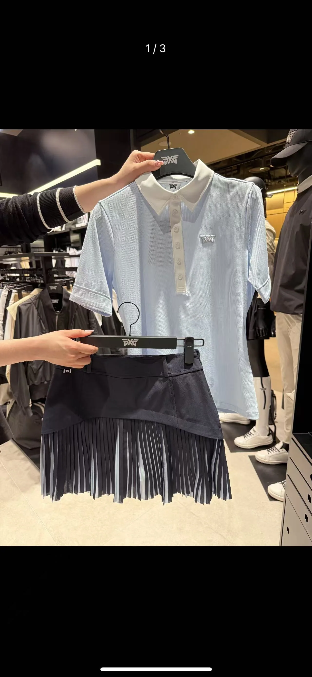 PXG 여성 반소매 골프 티셔츠 상세 이미지 8