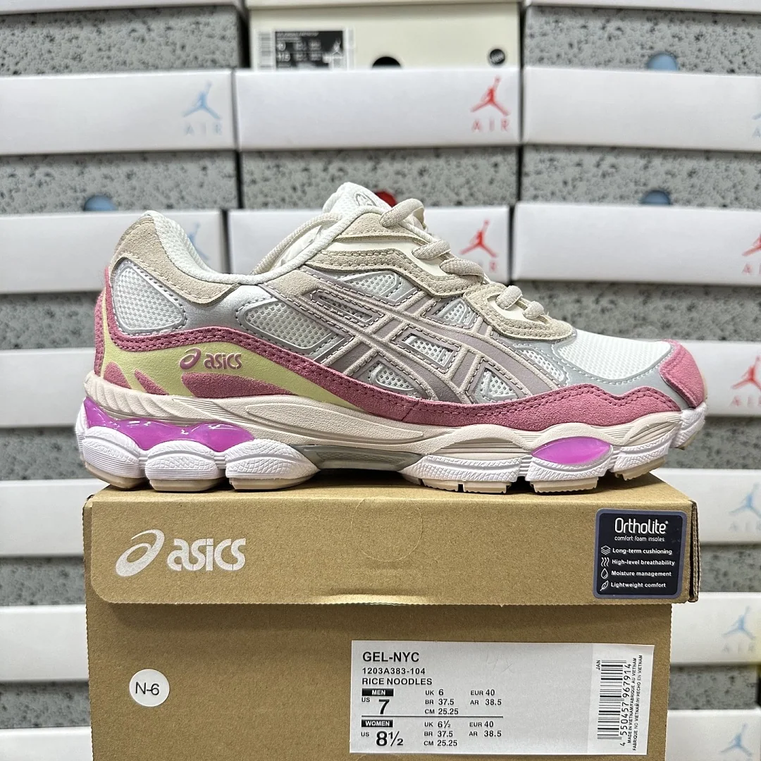 아식스 [WZ] 젤 NYC 1203A383-104 200394 Asics Gel-NYC Cream Mineral Beige Pink