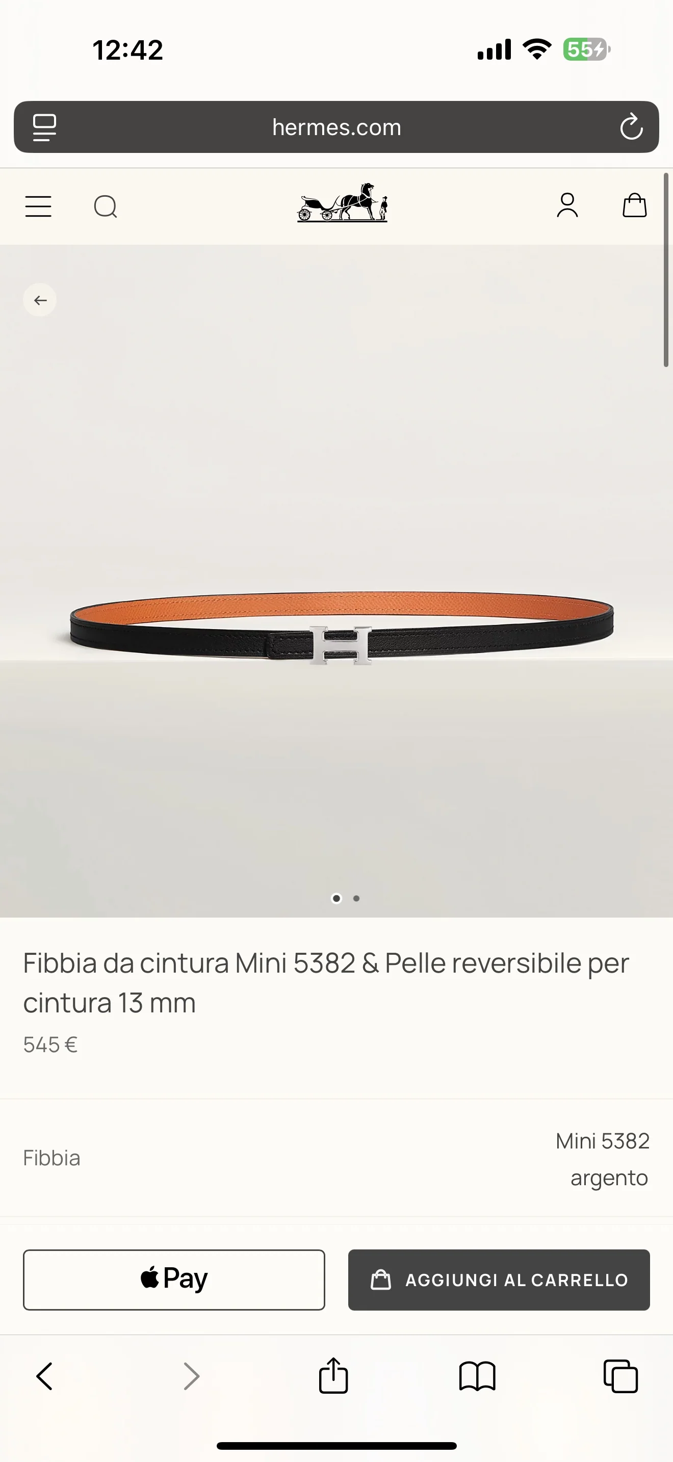 에르메스 벨트 58933 Hermes Belt 상세 이미지 1