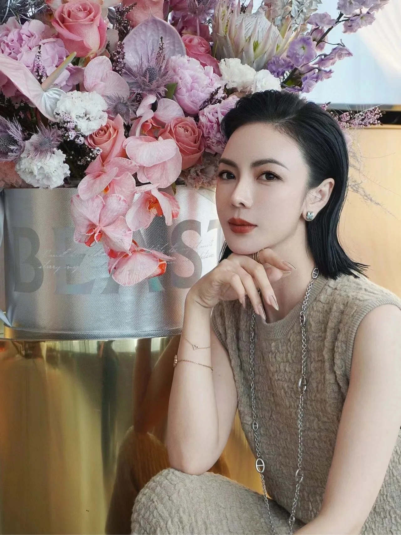 에르메스 팔랑둘 길이 목걸이 상세 이미지 1