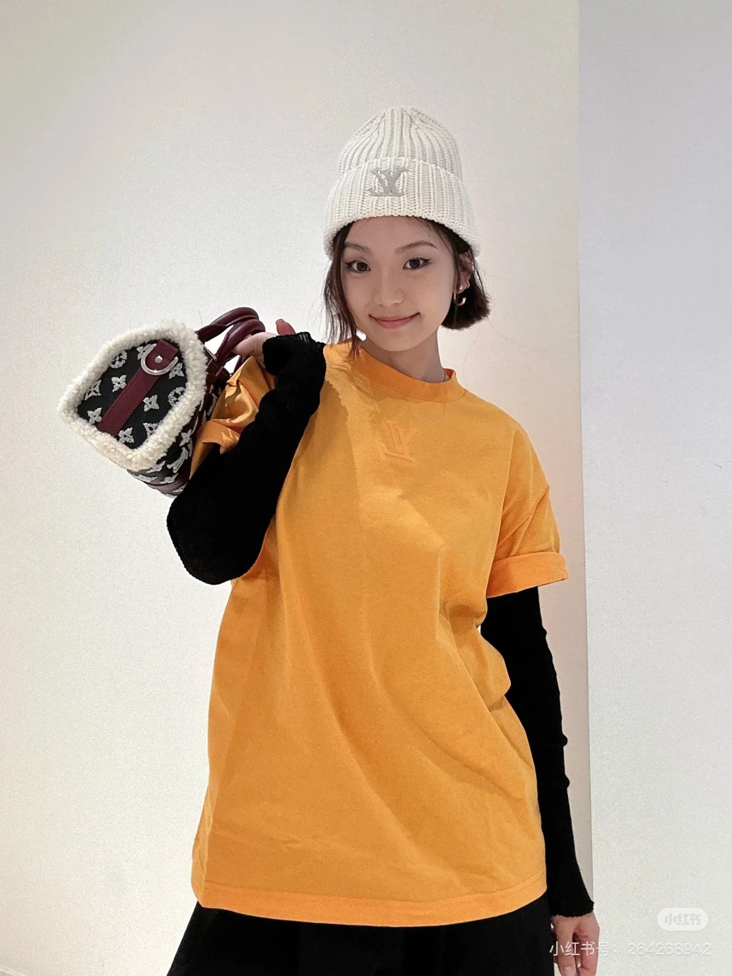루이비통 울 니트 모자 상세 이미지 1
