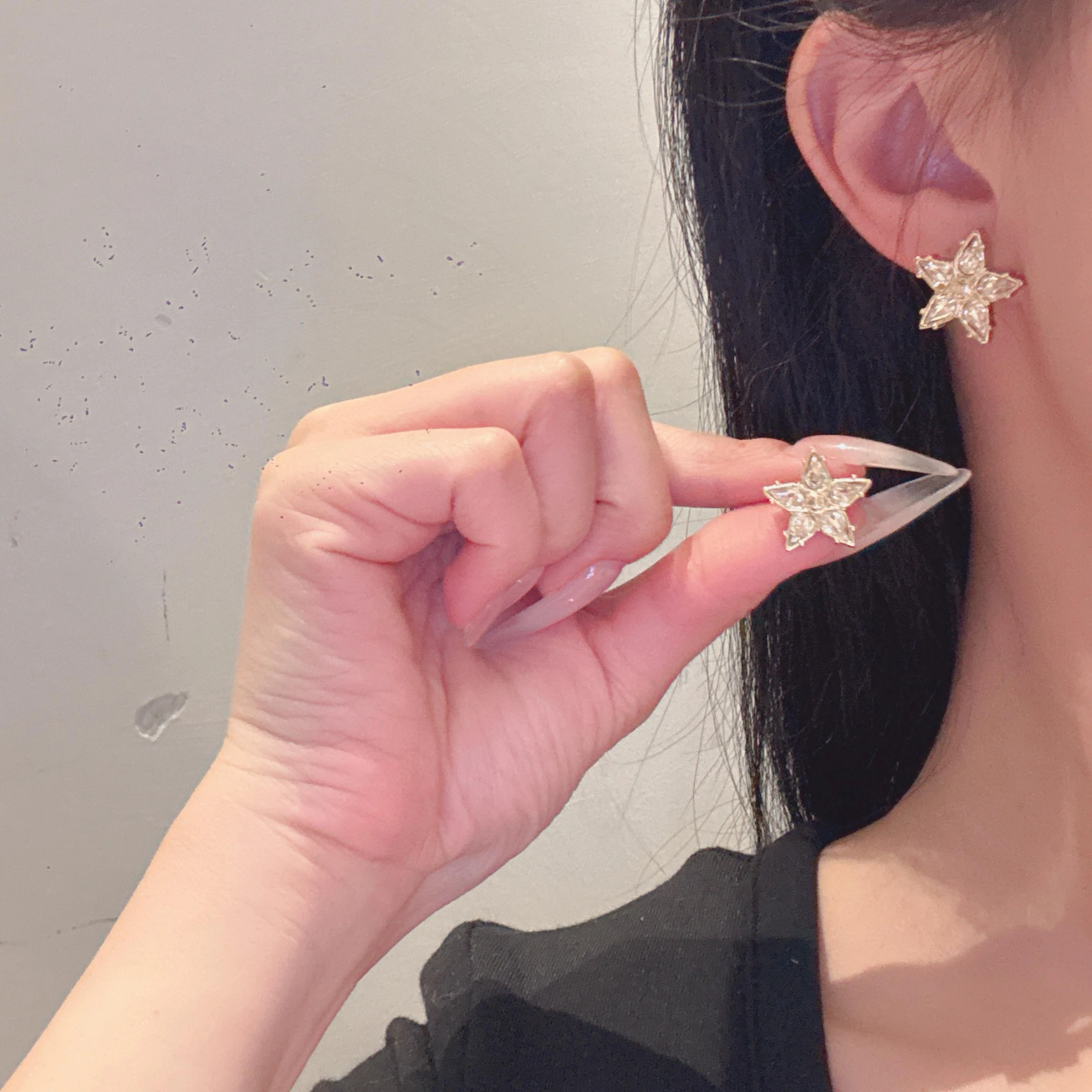 샤넬 황동 귀걸이 153429