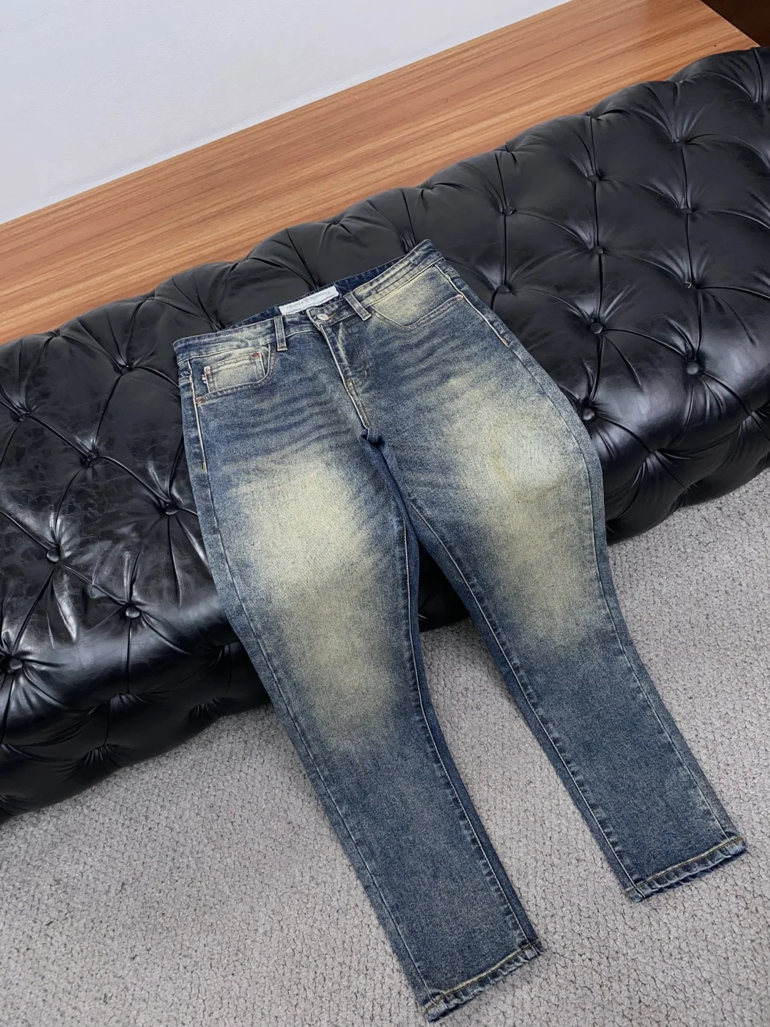 몽클레르 슬림핏 스트레치 남성 바지 상세 이미지 7