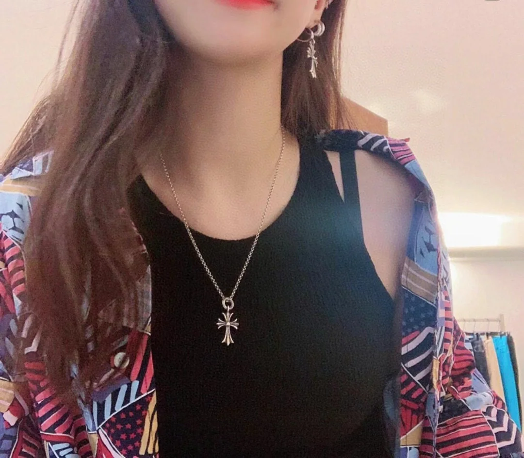 크롬하츠 레터링 싱글 링 목걸이 상세 이미지 9