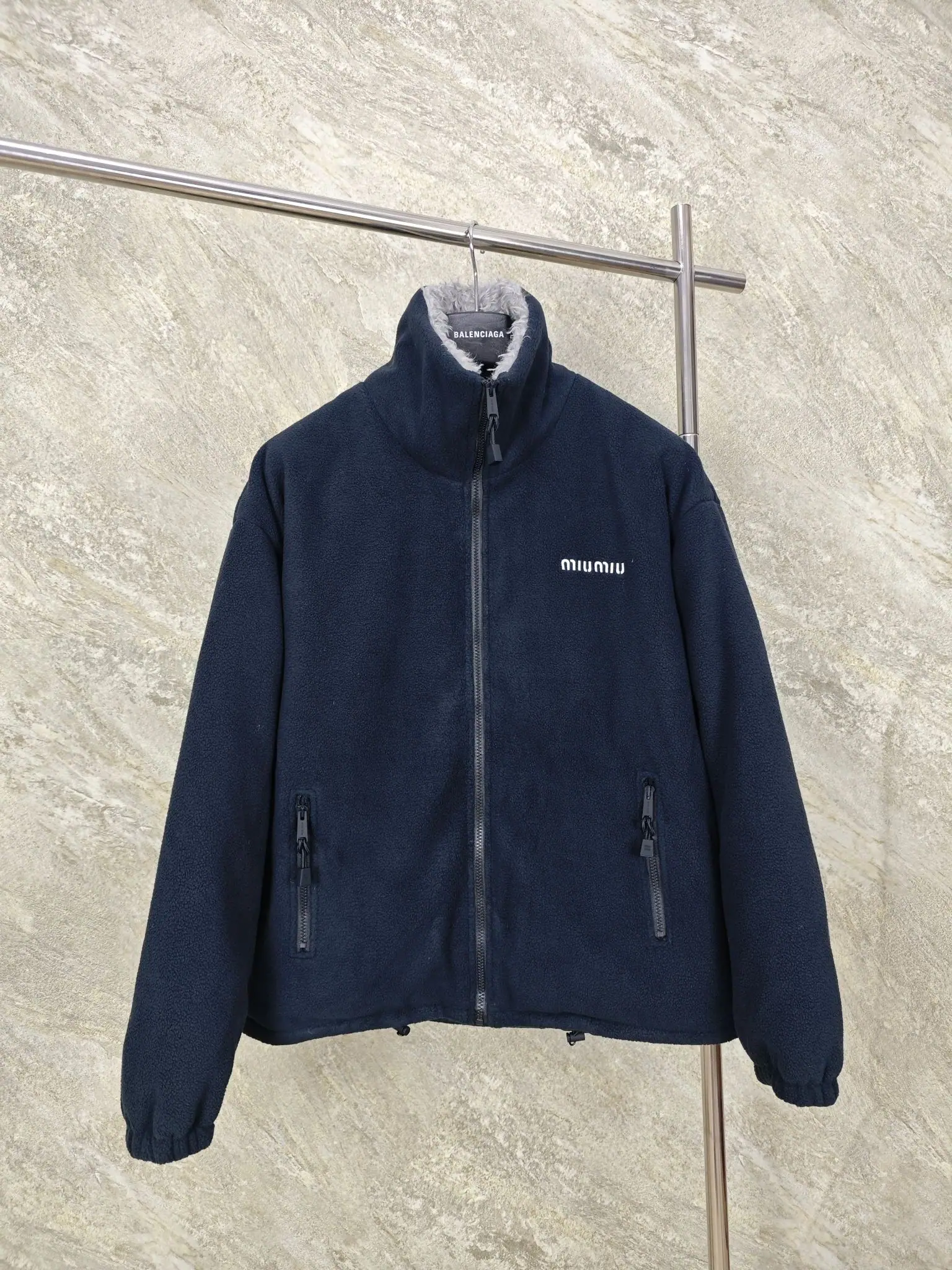 미우미우 램 울 다운 남성 자켓 25FW