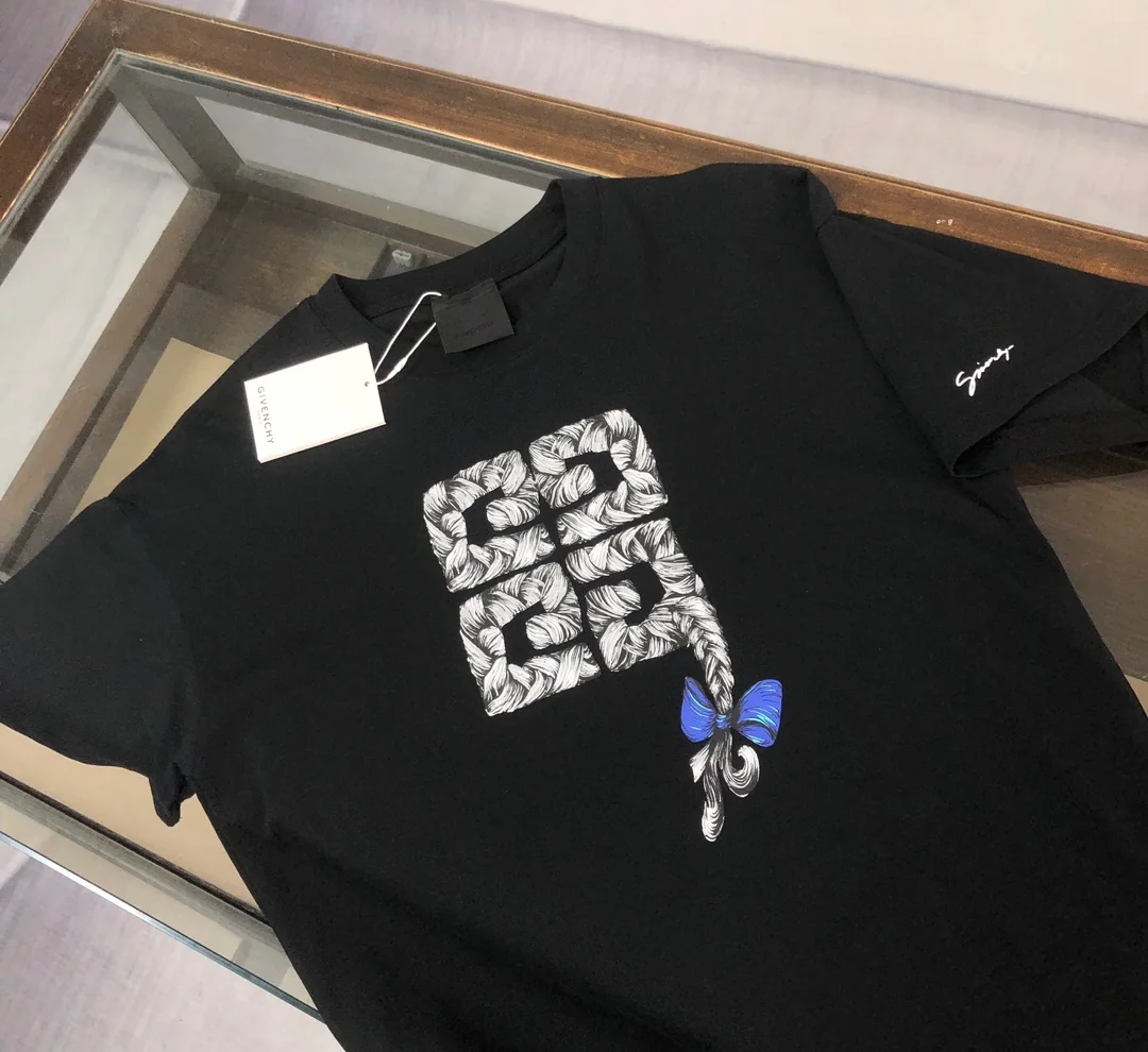 지방시 크루넥 로고 반팔 티셔츠 상세 이미지 2