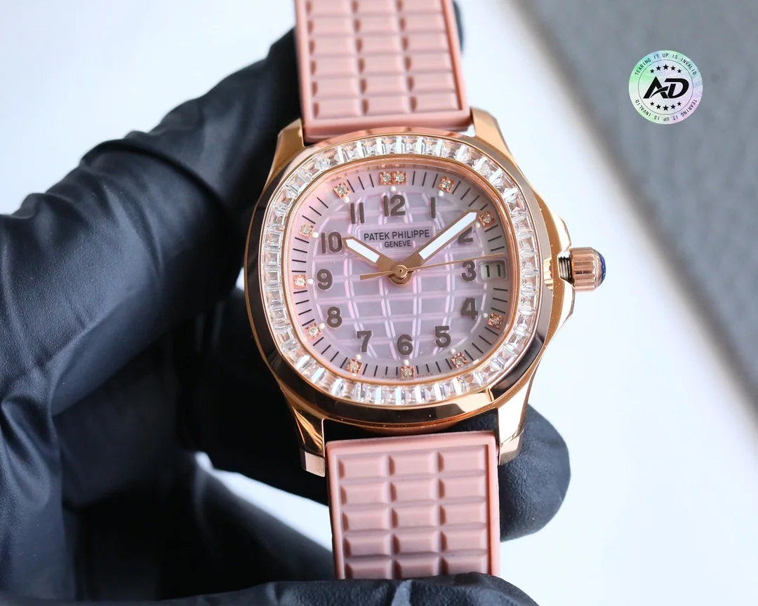 파텍필립 아쿠아넛 다이아 자동 그레이 다이얼 스틸 여성용 레플리카 44100 Patek Philippe 상세 이미지 4