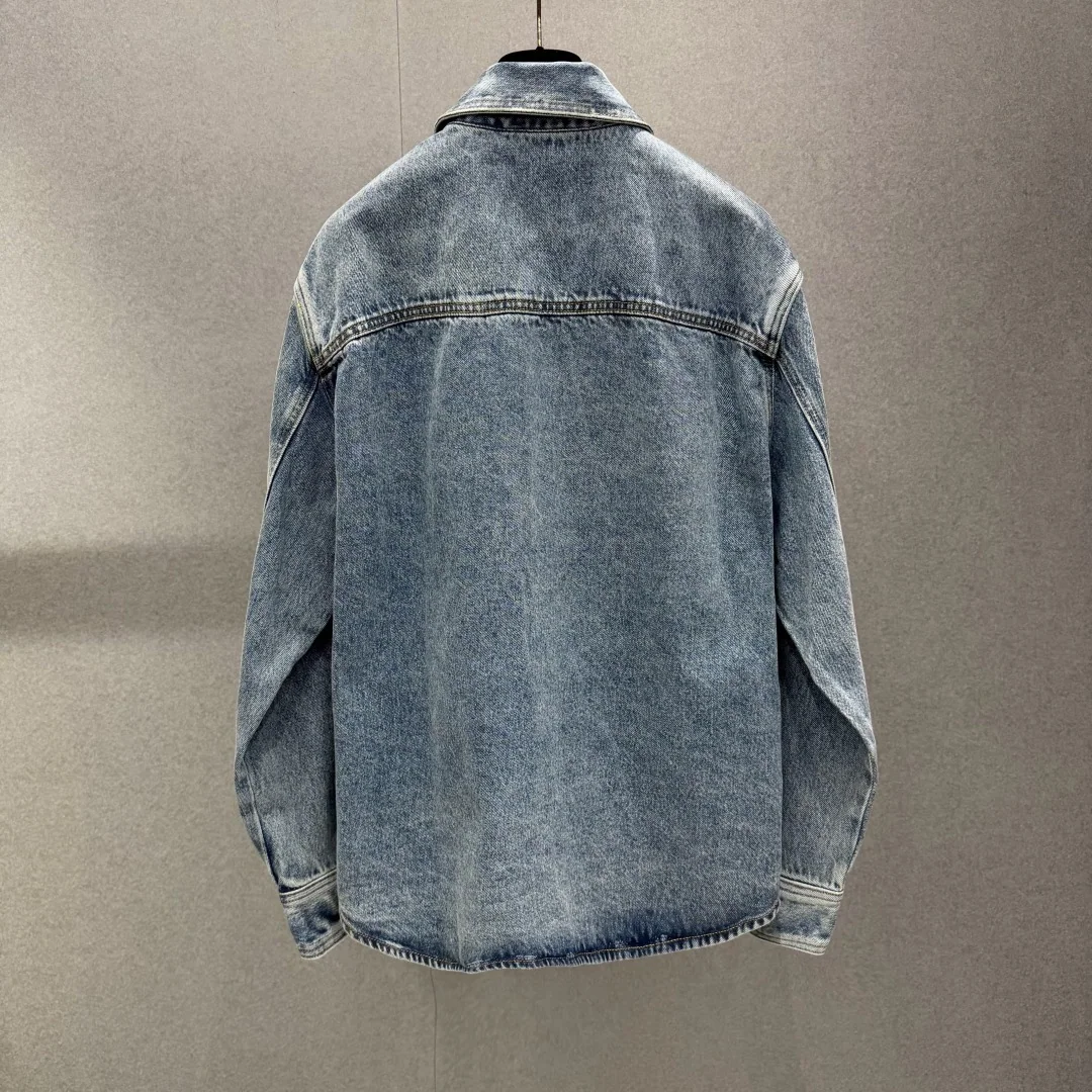 아미 크로셰 데님 자켓 상세 이미지 2