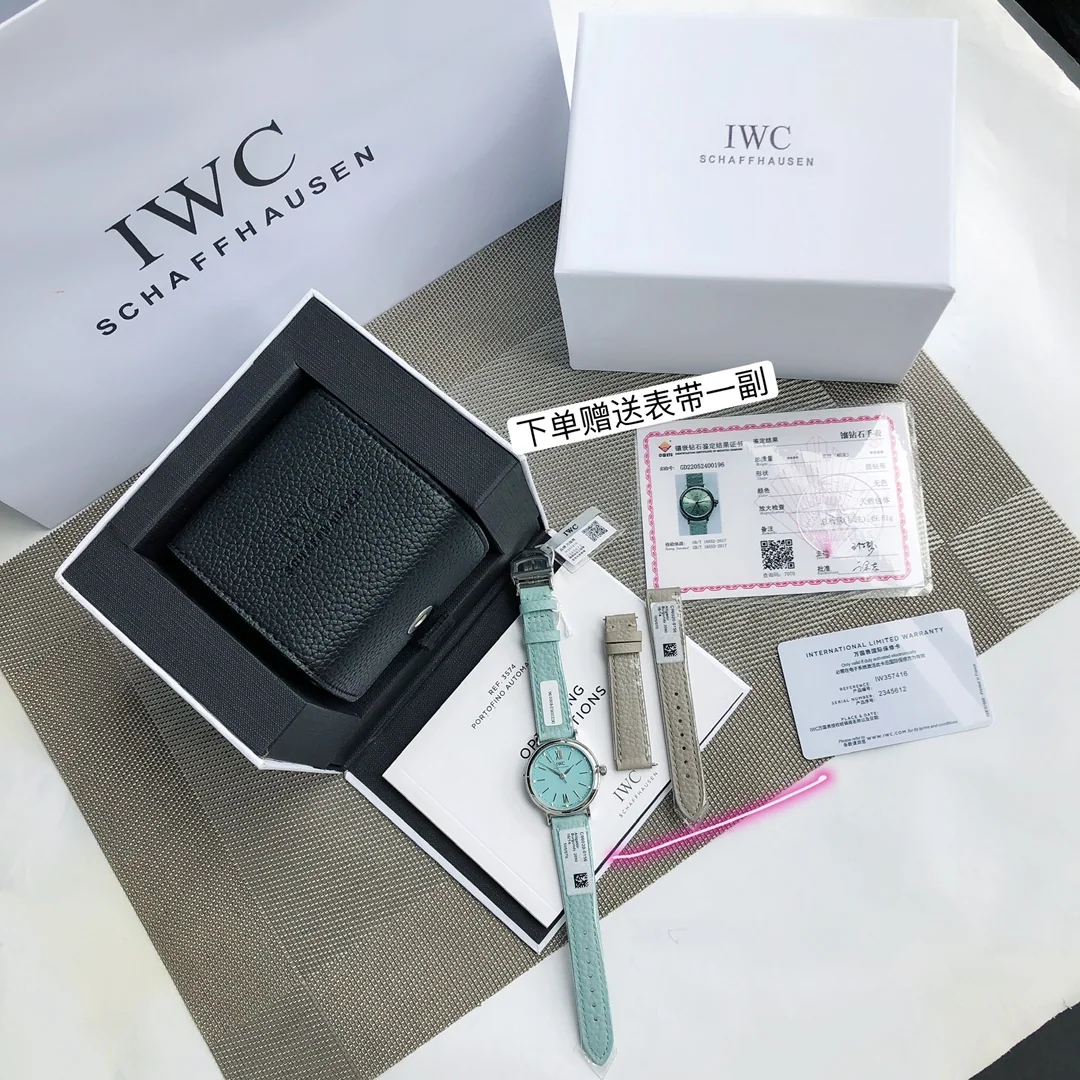 IWC 포트피노 라이트블루 다이얼 여성 시계 42486