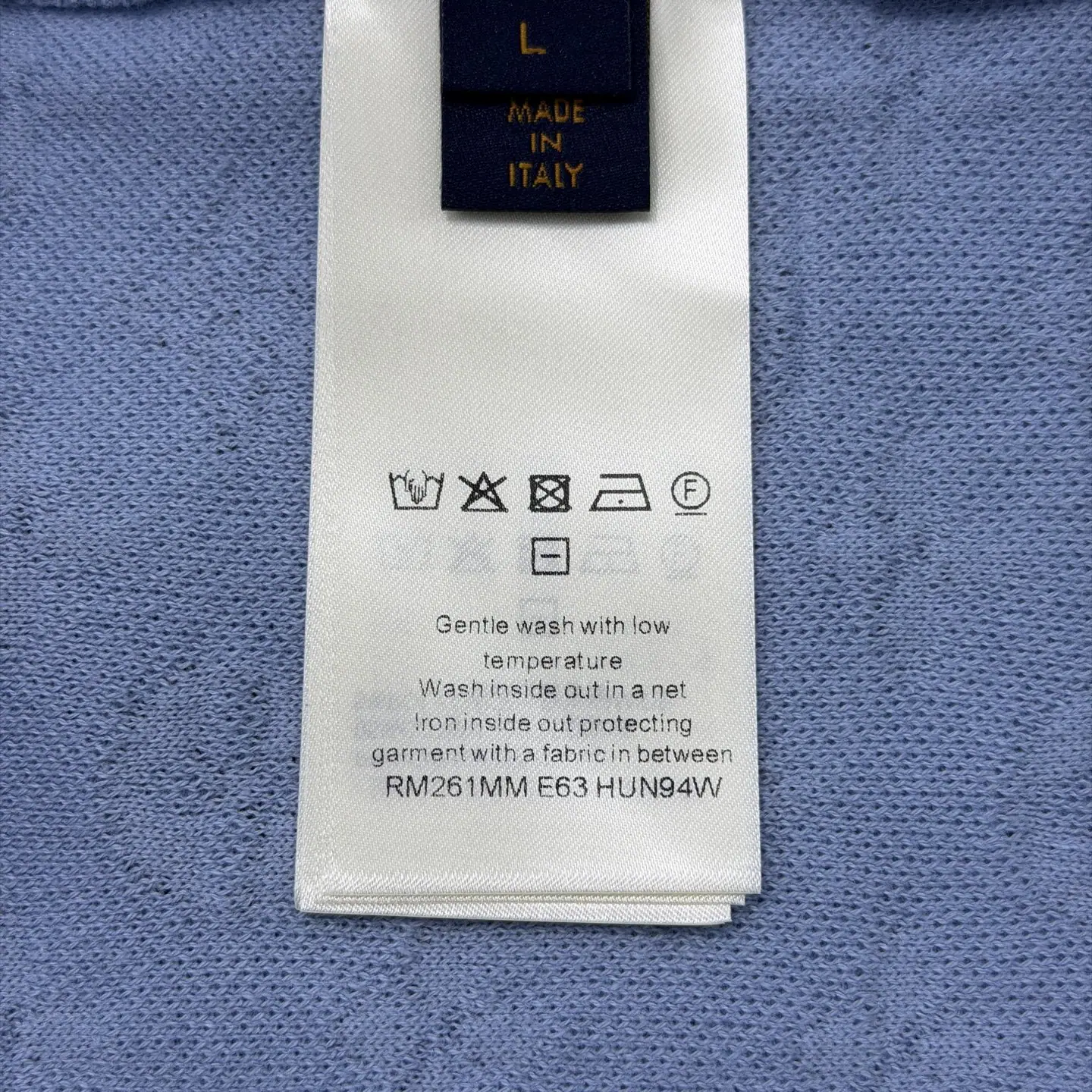 루이비통 전체 프린트 버튼다운 카라 남성 반팔 티셔츠 상세 이미지 9