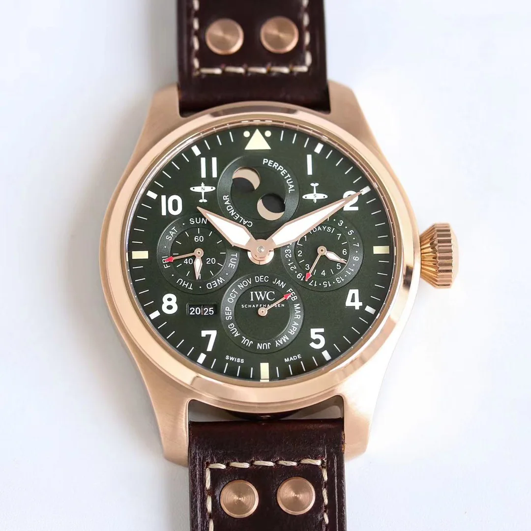 IWC 빅 파일럿 퍼페추얼 캘린더 시계 42510