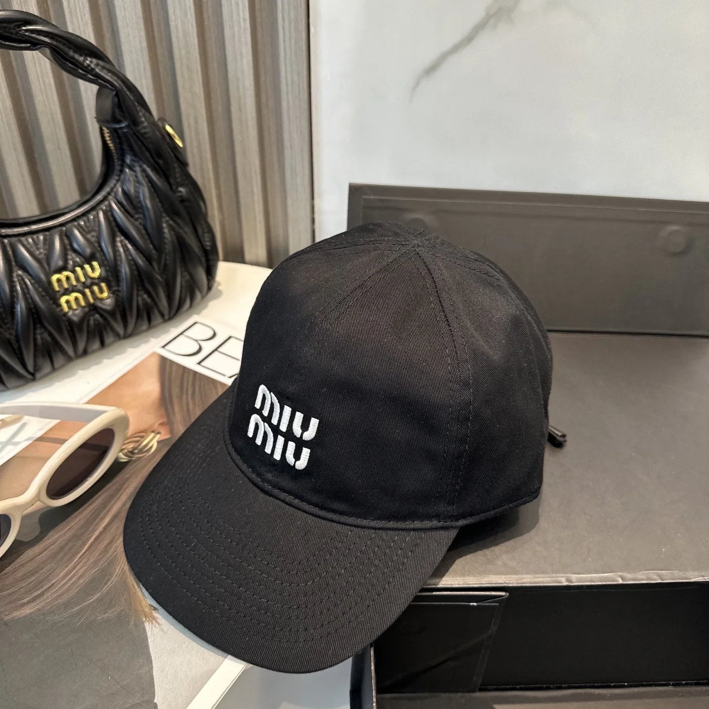 미우미우 모자 81108 Miu Miu Cap 상세 이미지 6