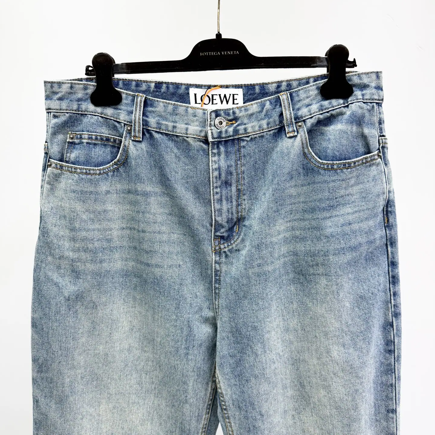 로에베 아나그램 자수 데님 바지 상세 이미지 3