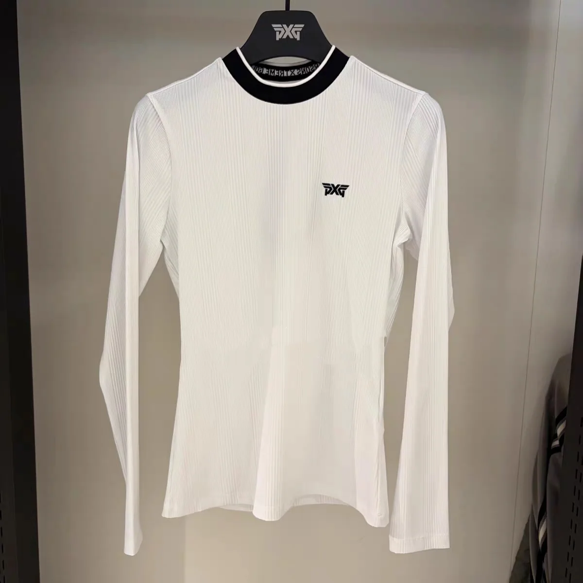 PXG 여성 라운드넥 긴소매 니트 골프웨어 상세 이미지 2