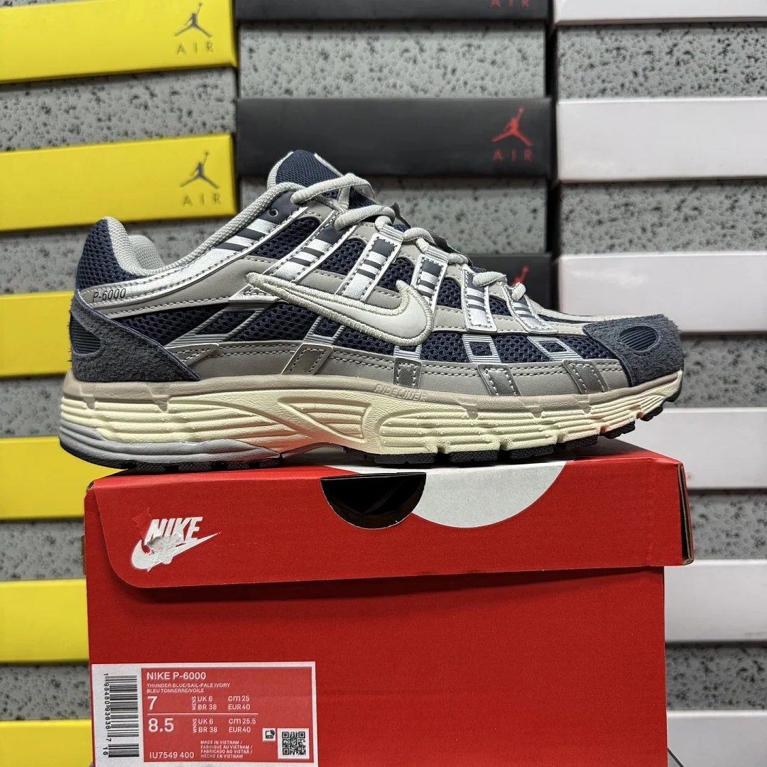 나이키 [PE] P 6000 IU7549-400 201738 Nike P-6000 Thunder Blue Pale Ivory