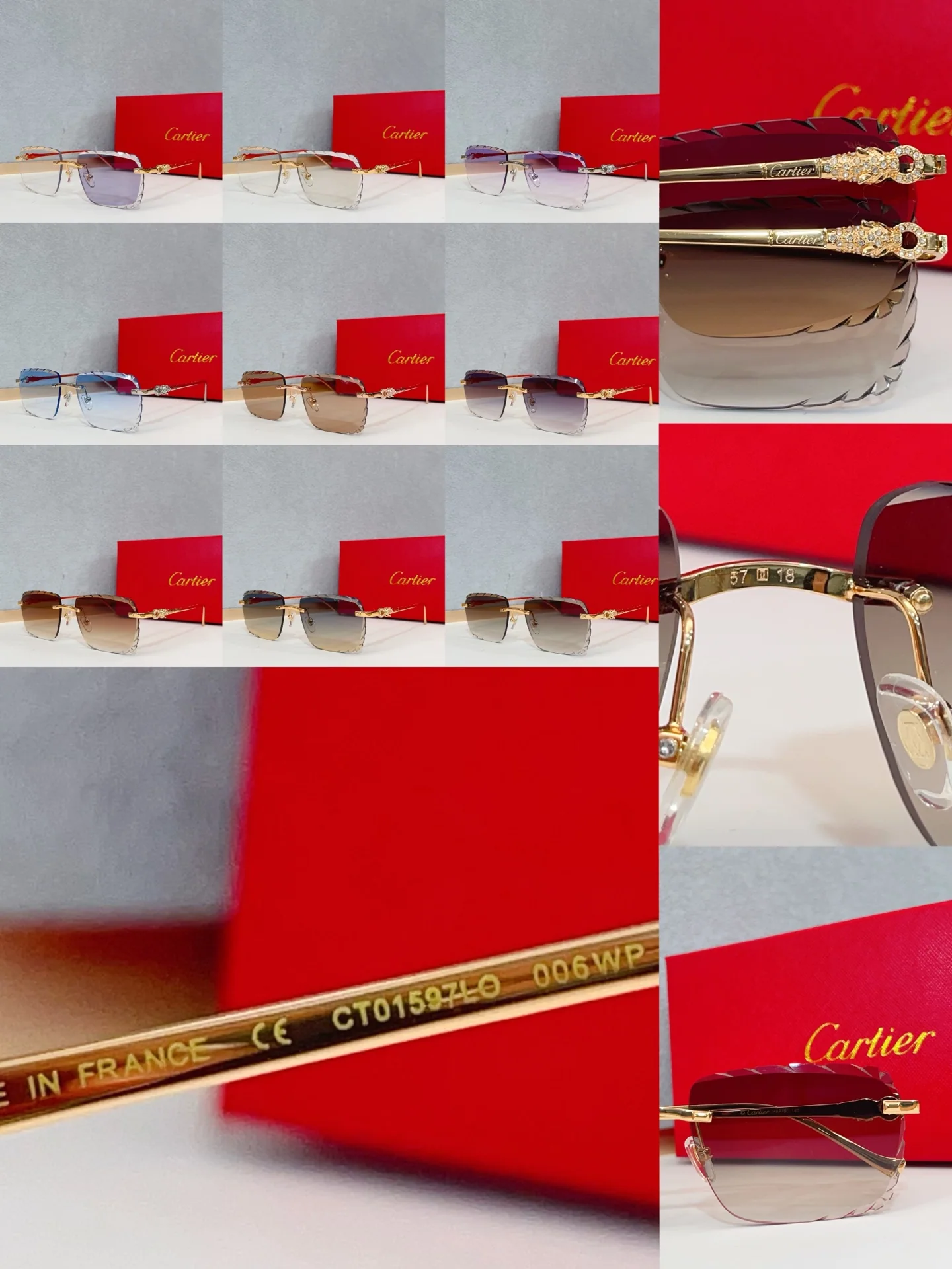 까르띠에 선글라스 72243 Cartier Sunglasses 상세 이미지 1