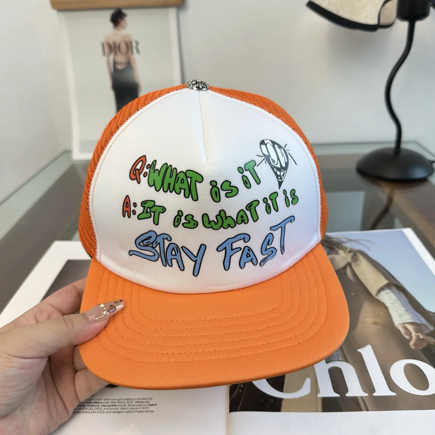 크롬하츠 메시 캡 상세 이미지 4