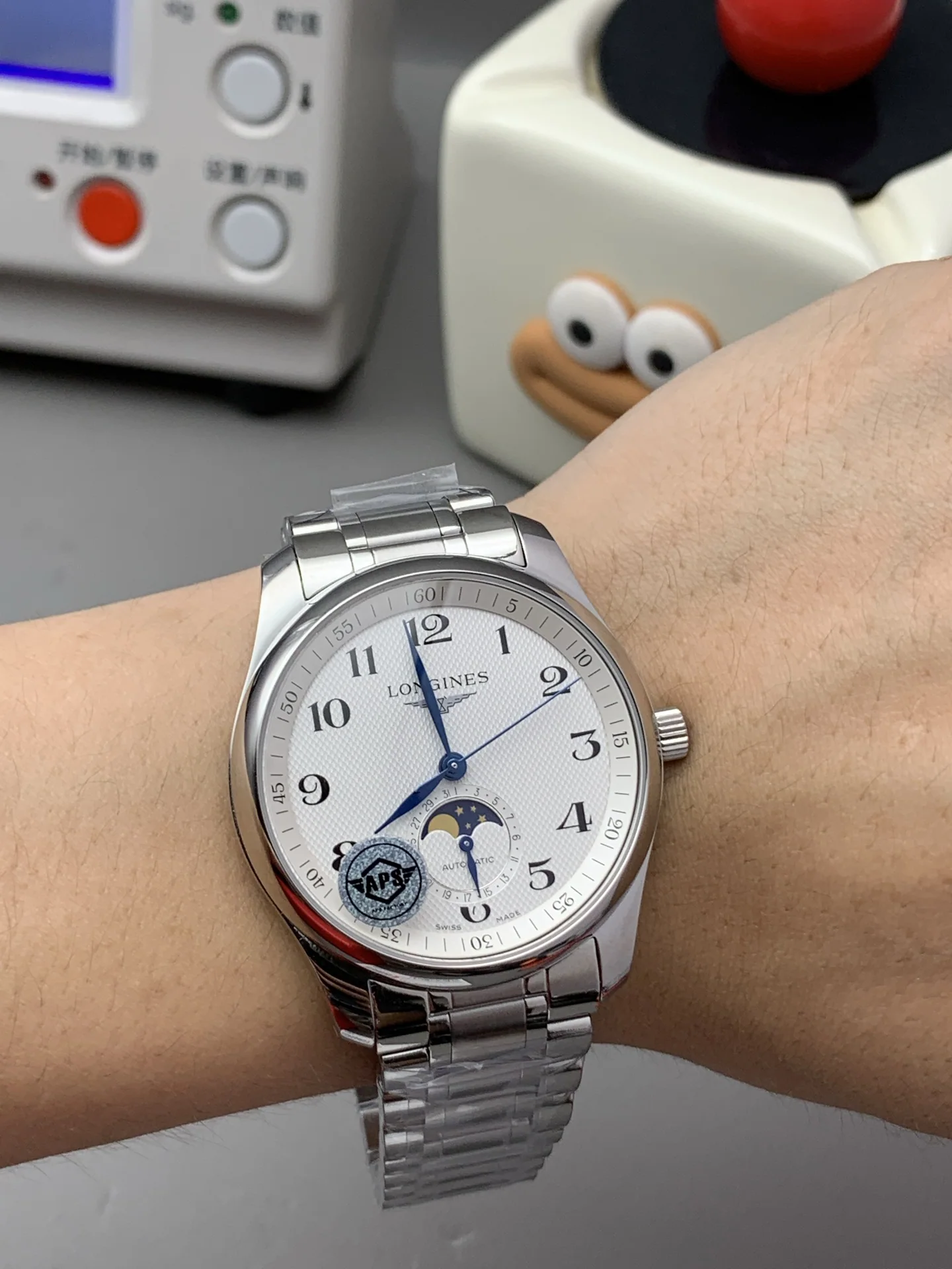 론진 4 핸즈 문페이즈 2892 APS공장 시계 레플리카 44487 Longines 상세 이미지 6