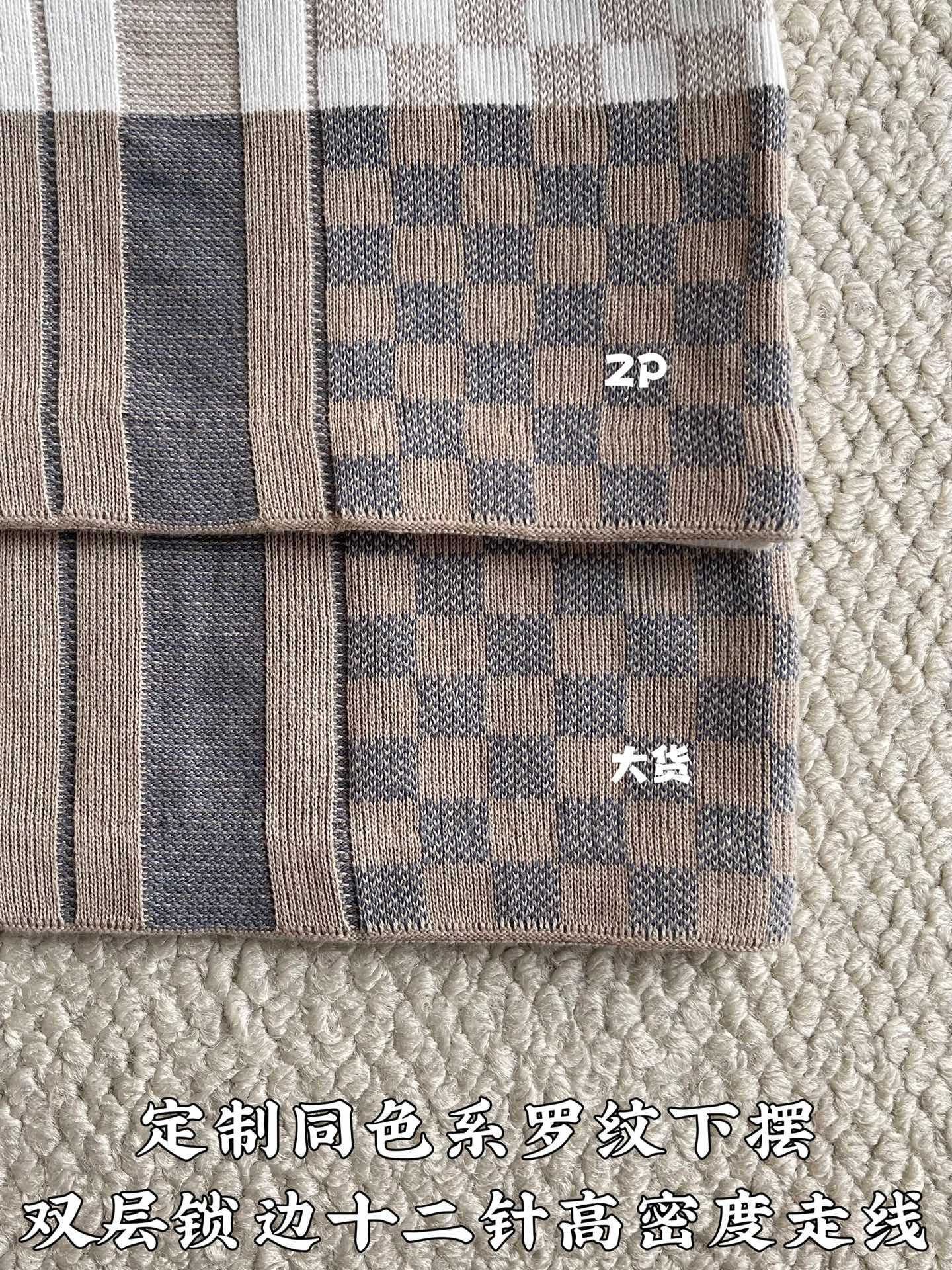 루이비통 자카드 여성 반팔 티셔츠 상세 이미지 8