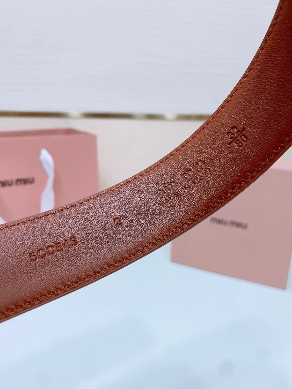 미우미우 벨트 57852 Miu Miu Belt 상세 이미지 4