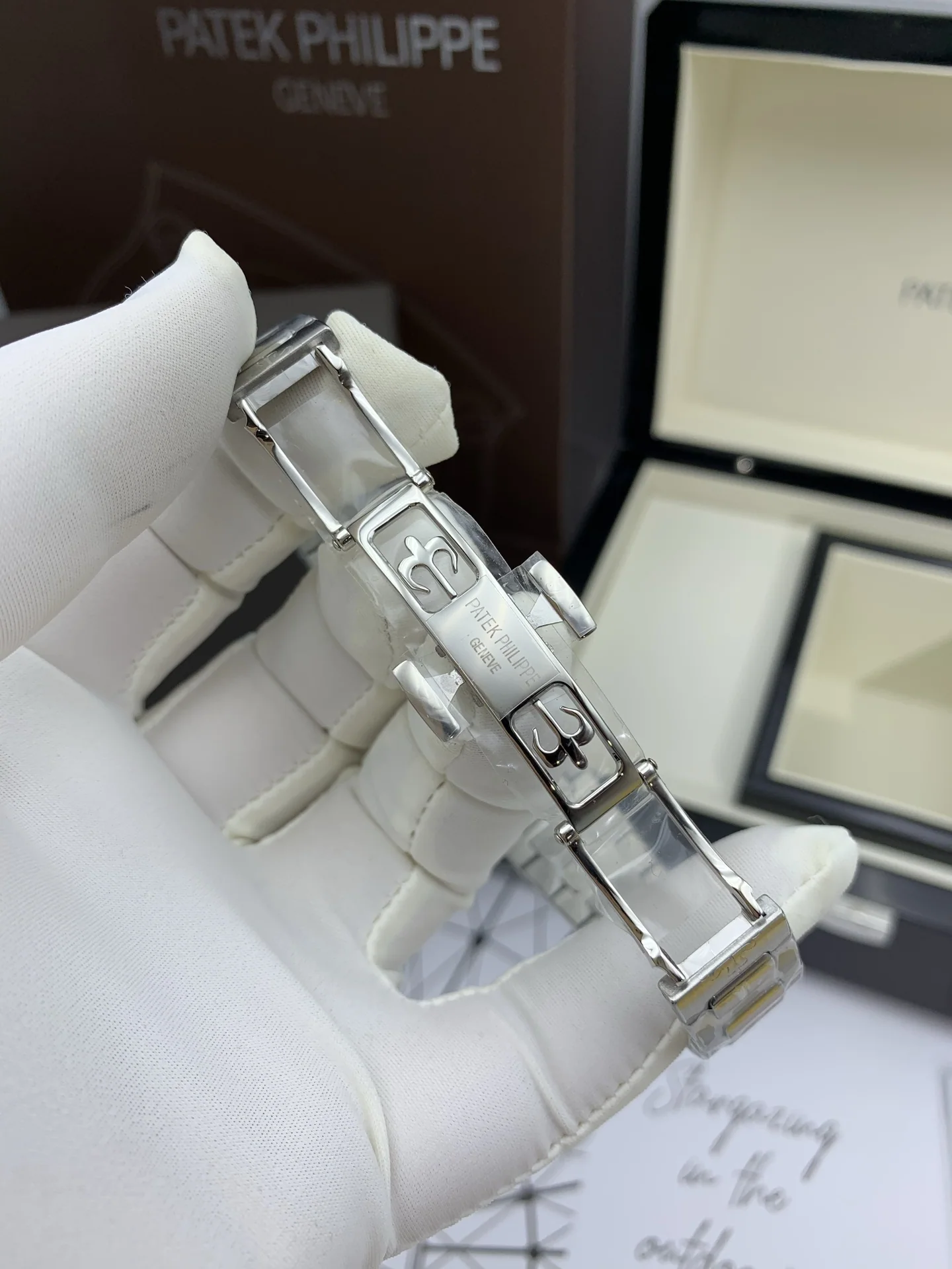 파텍필립 노틸러스 다이아 스틸 여성용 레플리카 44190 Patek Philippe 상세 이미지 7