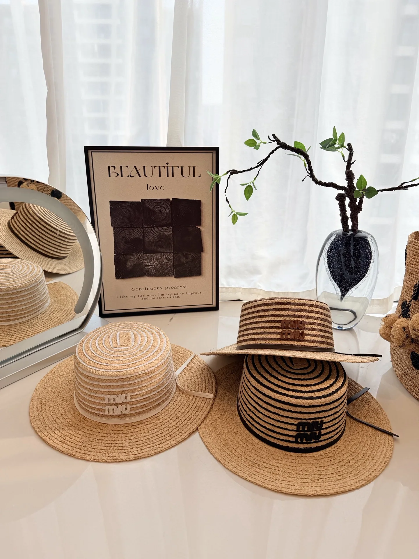 미우미우 모자 80799 Miu Miu Cap 상세 이미지 1