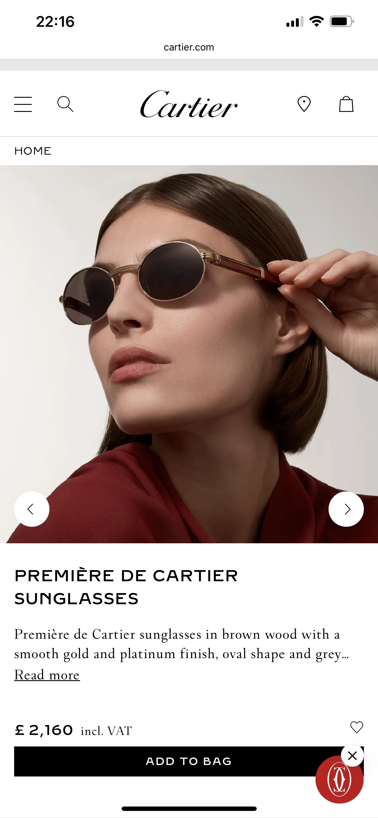 까르띠에 선글라스 72274 Cartier Sunglasses 상세 이미지 3