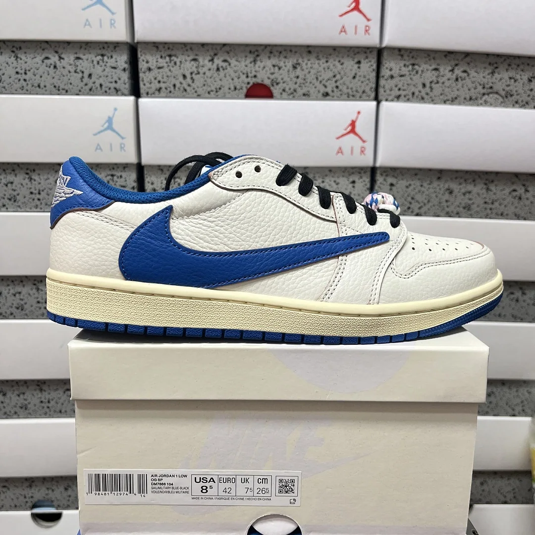 나이키 [PK] DM7866-104 201953 Nike Fragment X Travis Scott Sail Military Blue 10.0