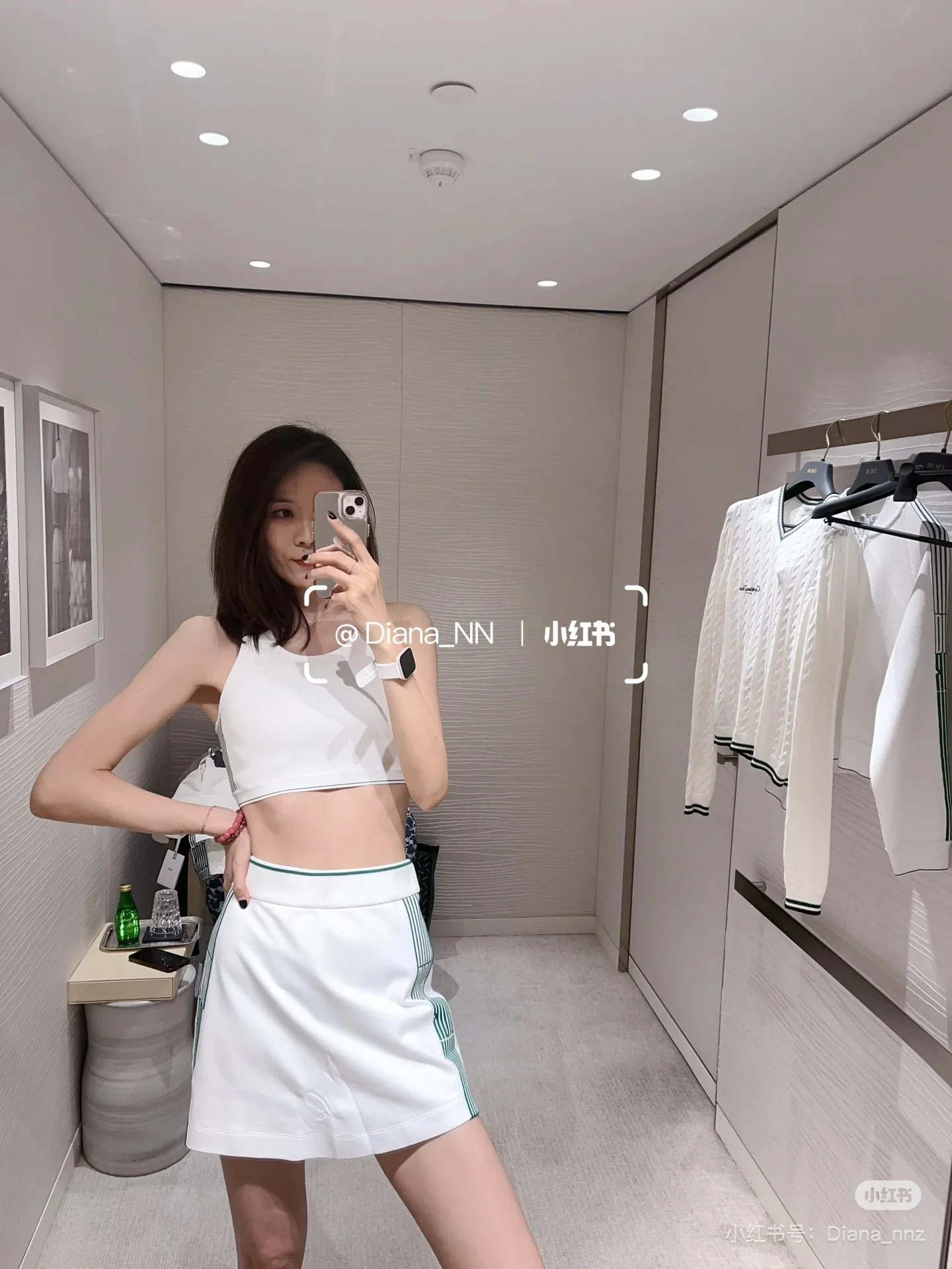 디올 크로셰 허리 밴드 팬츠 세트 상세 이미지 3
