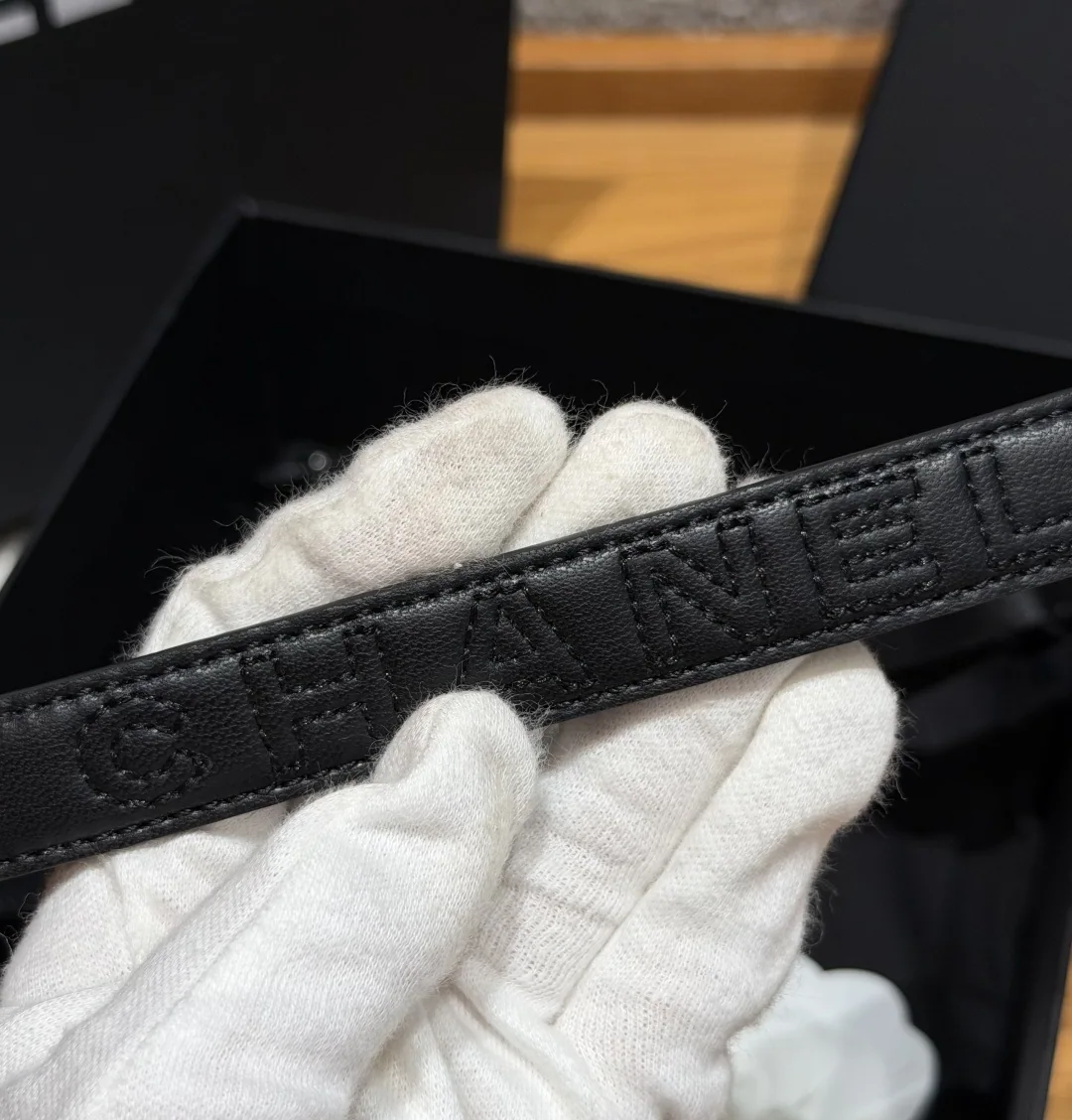 샤넬 퀼팅 램스킨 벨트 20mm 상세 이미지 9