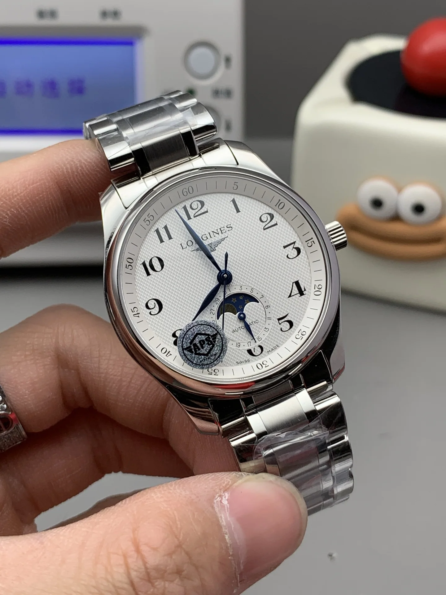 론진 4 핸즈 문페이즈 2892 APS공장 시계 레플리카 44487 Longines 상세 이미지 2