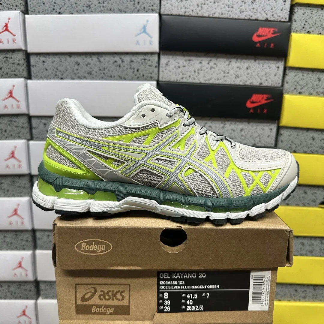 아식스 [KO] 젤 카야노 20 1203A388-103 200445 Asics Gel-Kayano 20 Cream Pure Silver