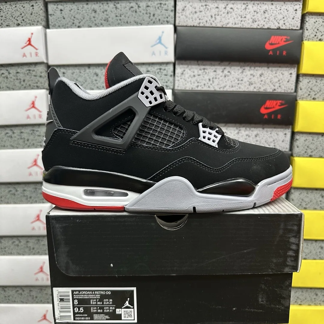 나이키 [KX] 조던 4 레트로 OG IX8180-001 201803 Nike Jordan 4 Retro OG Bred