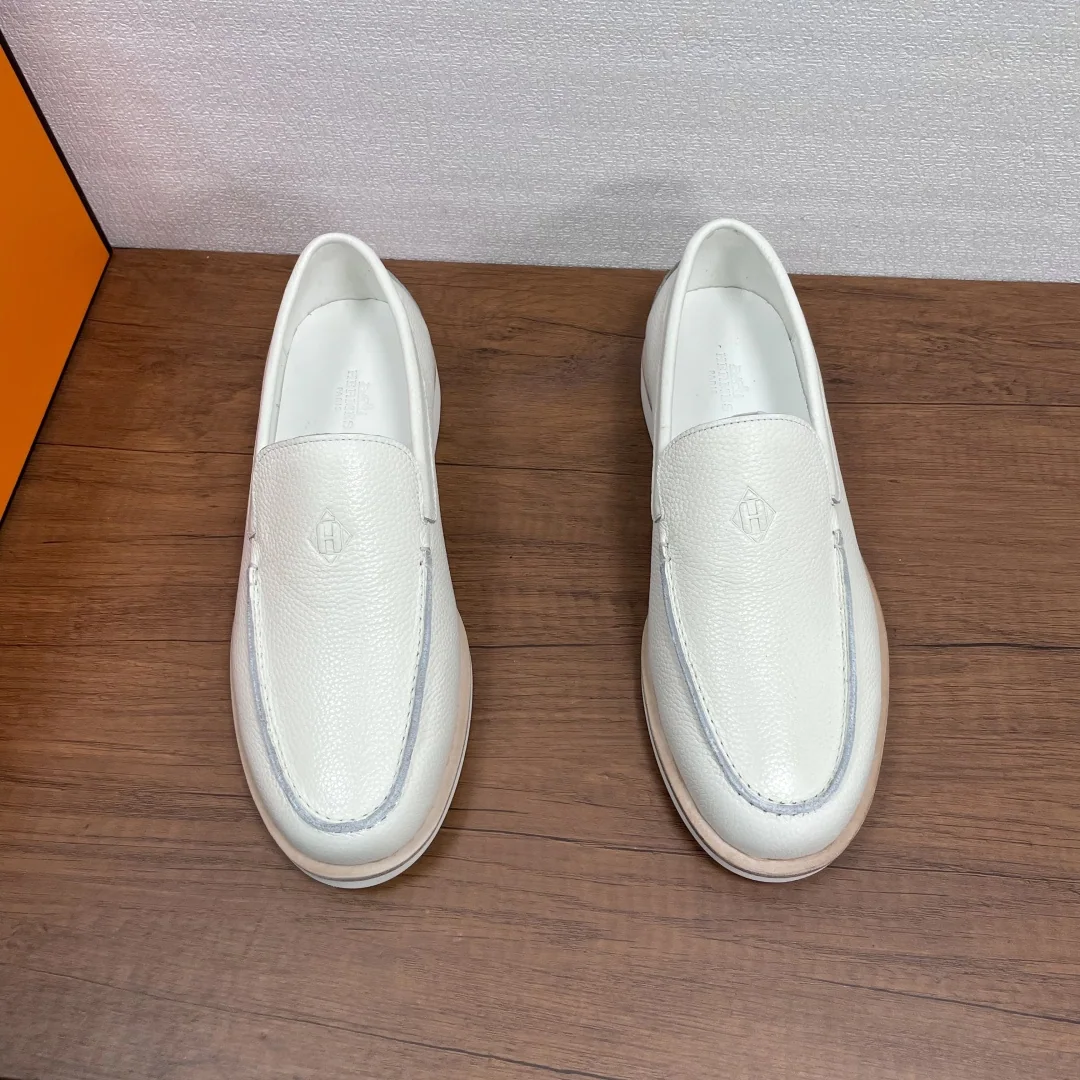 에르메스 H 장식 가죽 남성 로퍼 상세 이미지 2