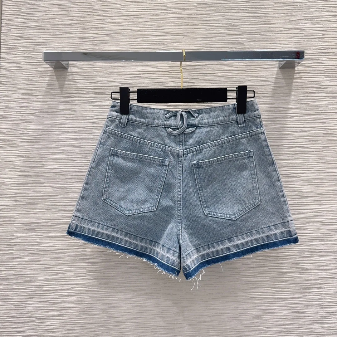 샤넬 데미지 가공 데님 반바지 2026 SS 상세 이미지 7