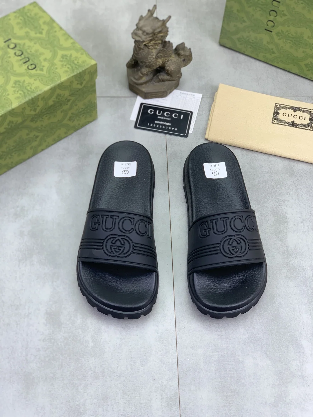 구찌 뱀띠 캐주얼 슬리퍼 상세 이미지 2
