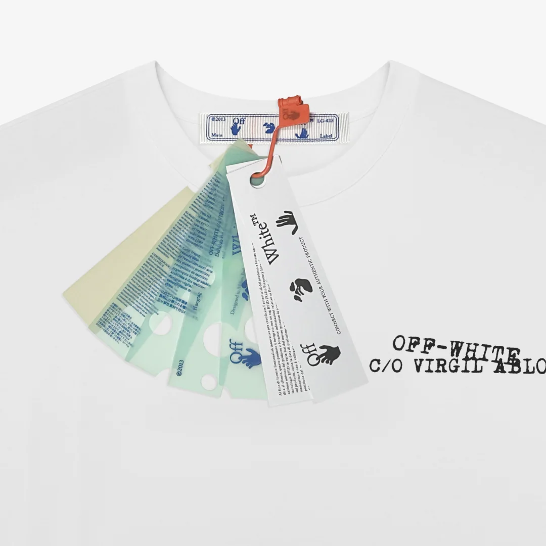 오프화이트 남성 반팔 티셔츠 상세 이미지 4