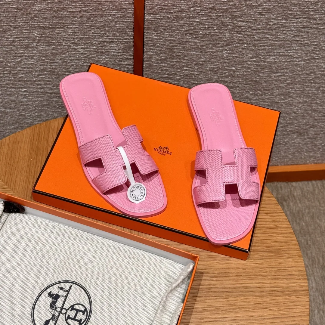 에르메스 올란 도마뱀 가죽 샌들 상세 이미지 3