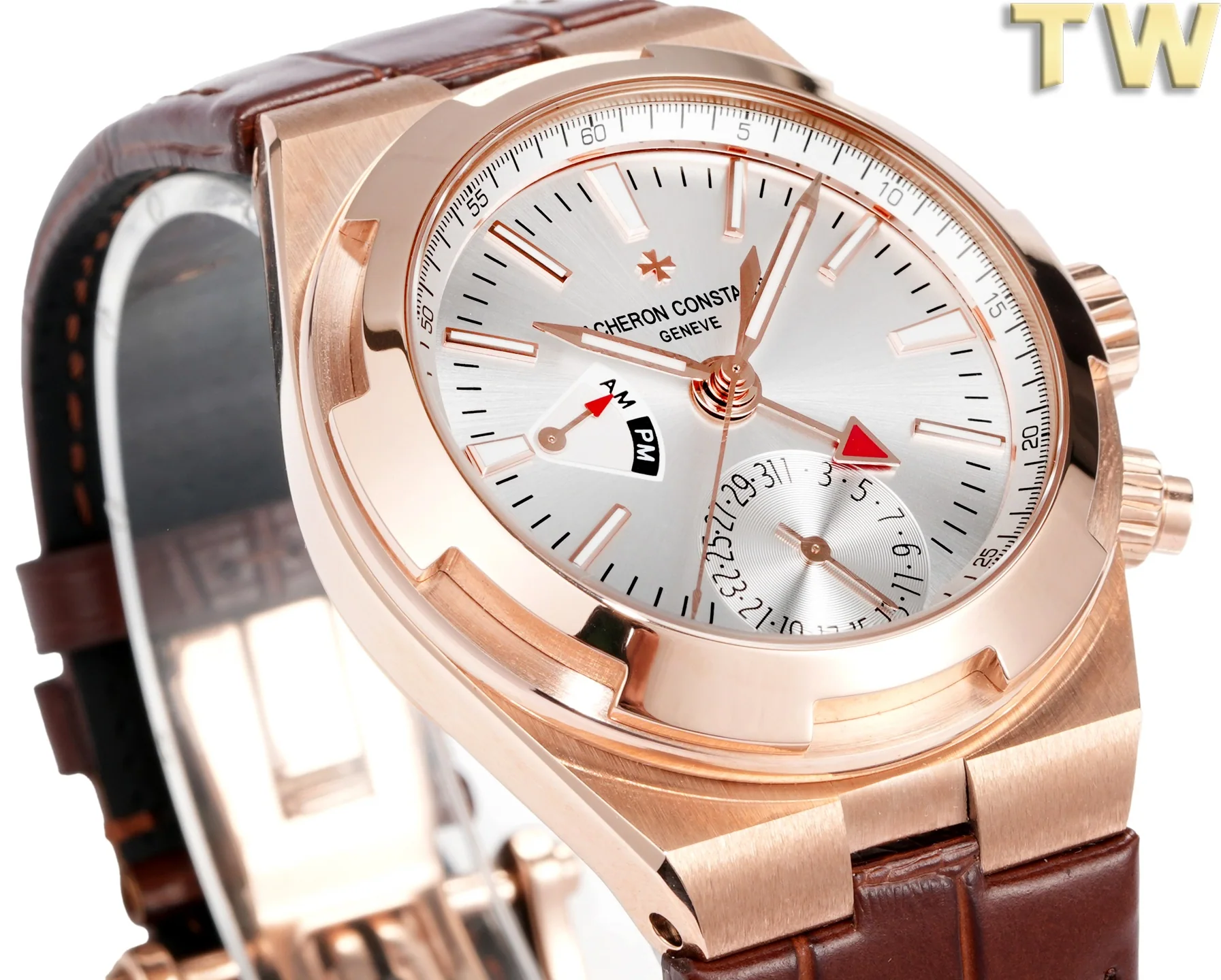 바쉐론콘스탄틴 바쉐론 콘스탄틴 오버시즈 스틸 자동 5110 DT 레플리카 43634 Vacheron Constantin 상세 이미지 2