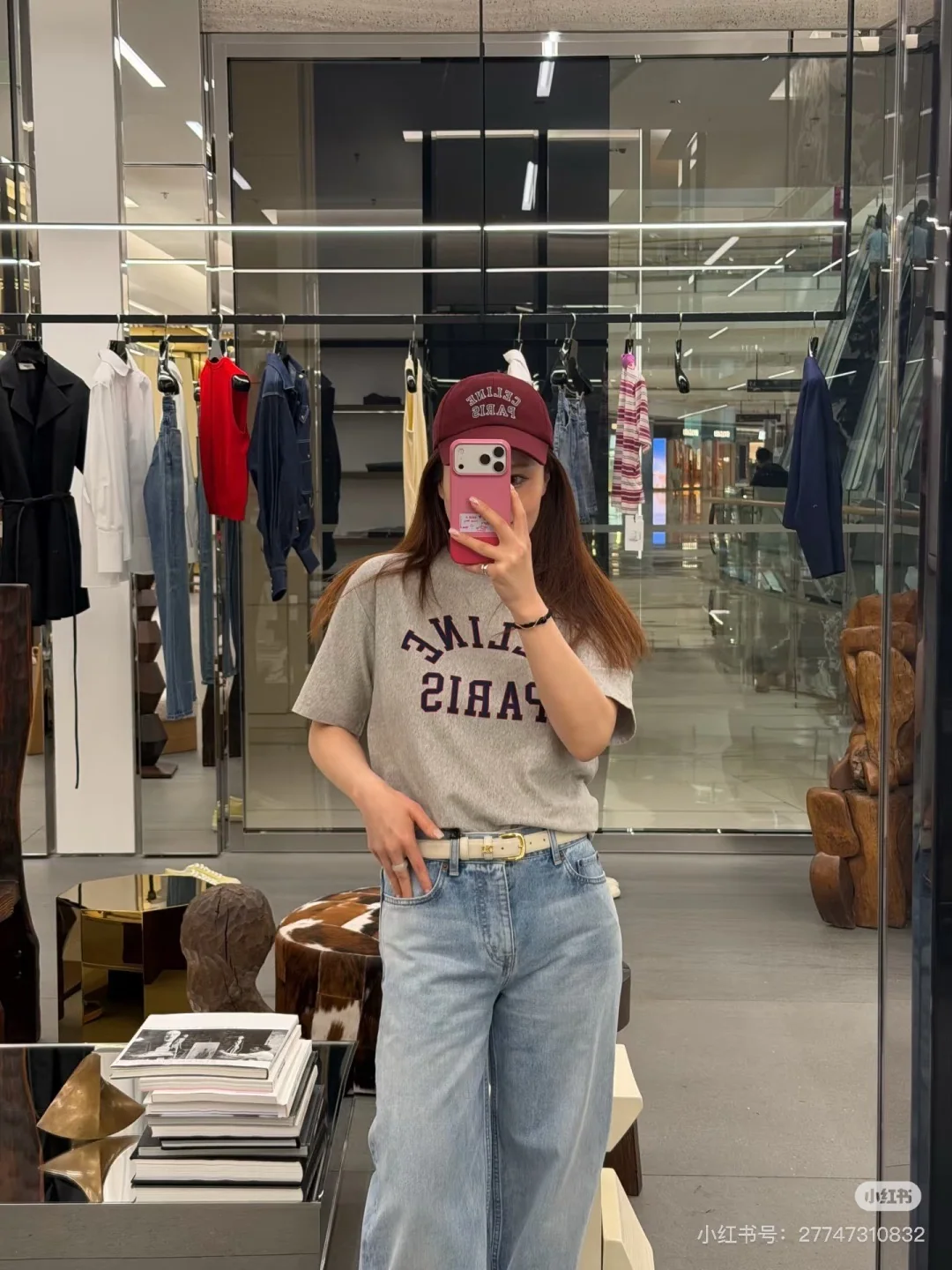 셀린느 컬러 블록 레터 프린트 반팔 티셔츠 상세 이미지 4