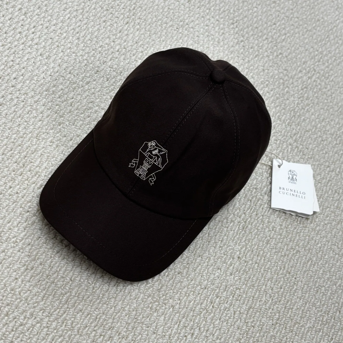 브루넬로쿠치넬리 가죽 버클 야구모자 상세 이미지 1
