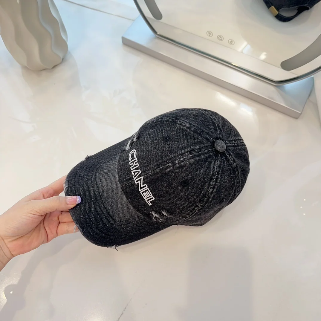 샤넬 데님 베이스볼 모자 상세 이미지 2