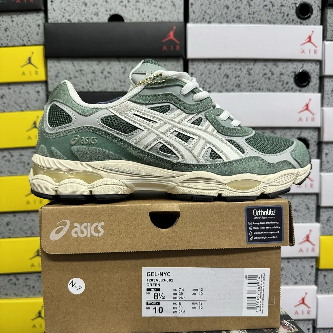아식스 [WZ] 젤 NYC 1203A383-302 200386 Asics Gel-NYC Ivy Smoke Grey