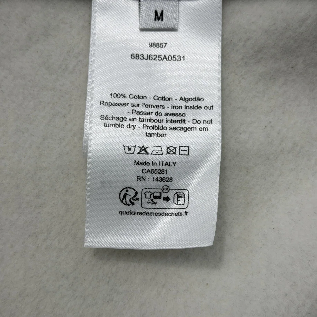 디올 지퍼 카라 면 스웨트셔츠 긴팔 상세 이미지 9