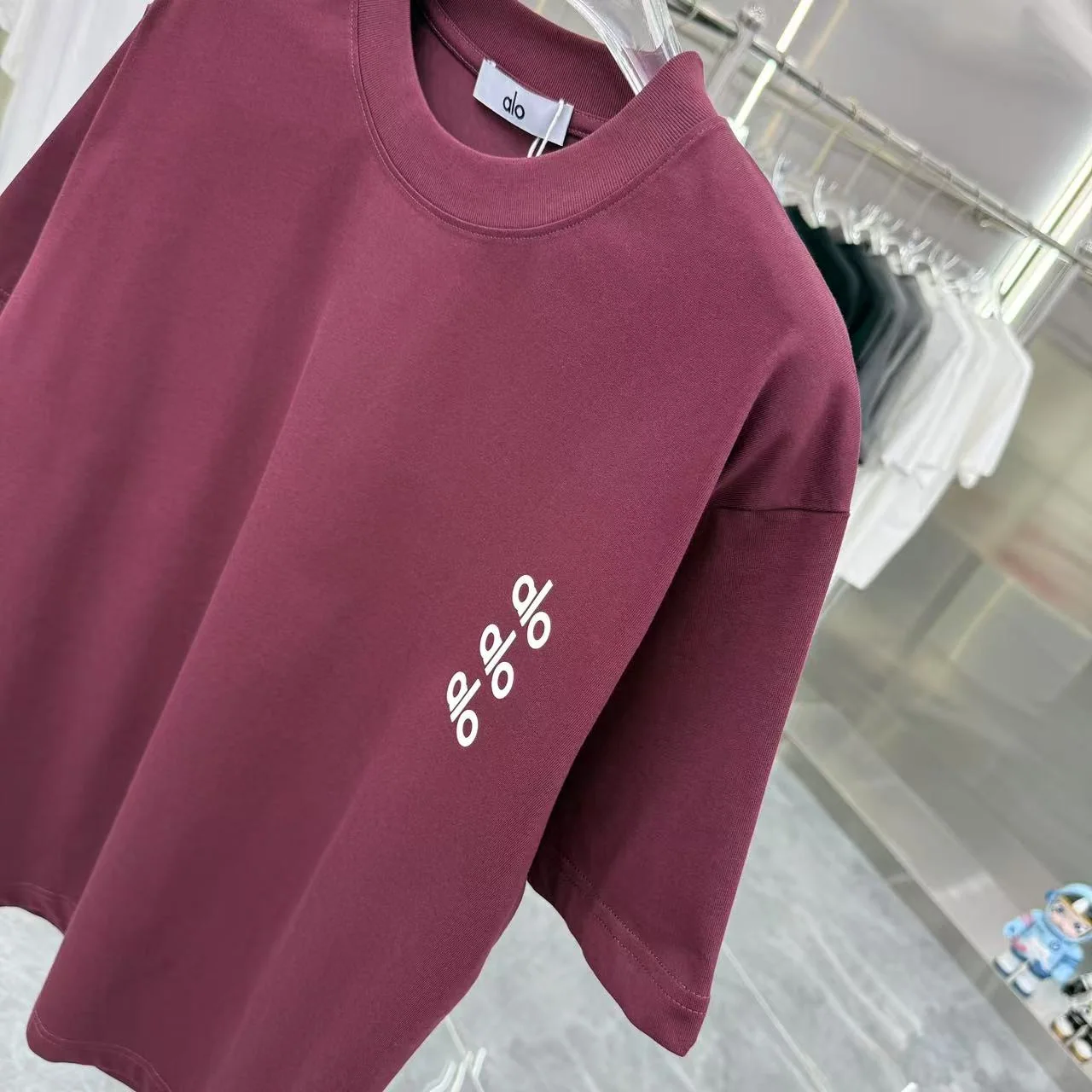 알로 남녀공용 루즈핏 반팔 티셔츠 상세 이미지 4