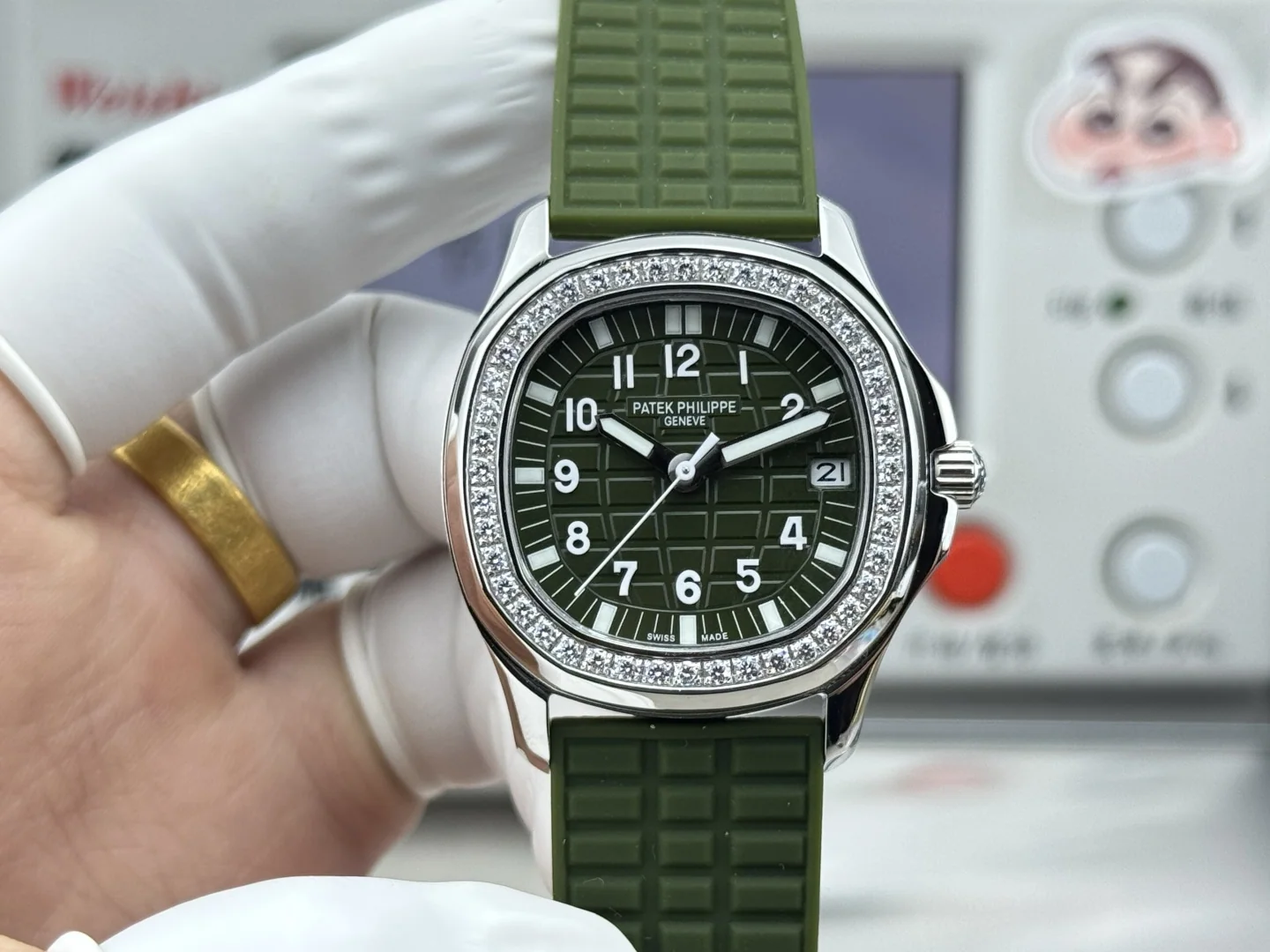 파텍필립 아쿠아넛 자동 여성용 GR 공장 레플리카 44065 Patek Philippe 상세 이미지 1