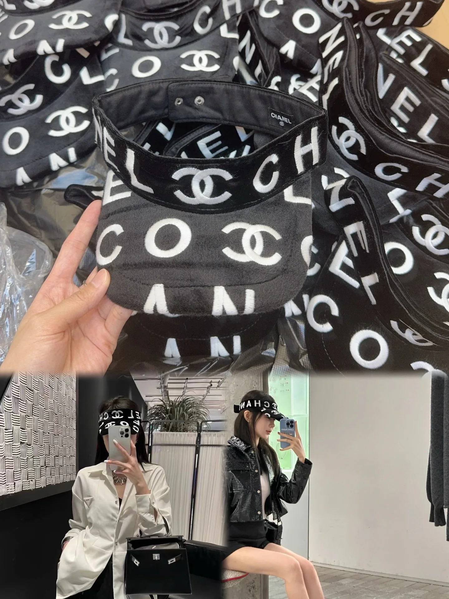 샤넬 바이저 모자 상세 이미지 12